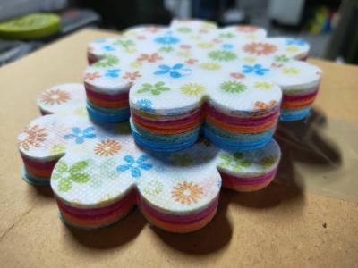 กระดาษสาห่อเหรียญแบบแผ่นปั๊มตัดขอบแล้ว แบบลาย 30/9/65