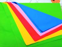 แบบแผ่น สีพื้น สลับสีทุก 10 แผ่น