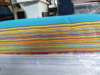 แบบแผ่น สีพื้น สลับสีทุก 10 แผ่น