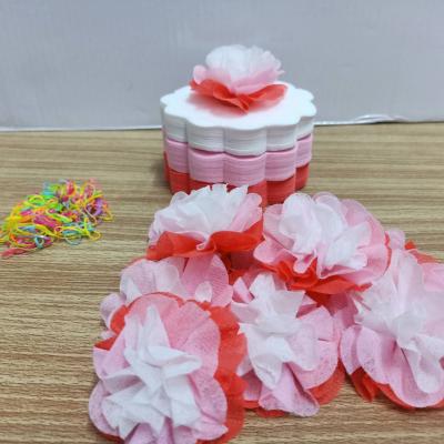 วีดีโอและรูปกระดาษสาห่อเหรียญโปรยทาน รุ่นเซ็ต3สี ขอบดอกไม้ แบบแพ็คแล้ว