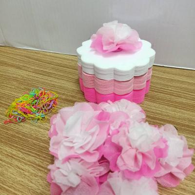 วีดีโอและรูปกระดาษสาห่อเหรียญโปรยทาน รุ่นเซ็ต3สี ขอบดอกไม้ แบบแพ็คแล้ว