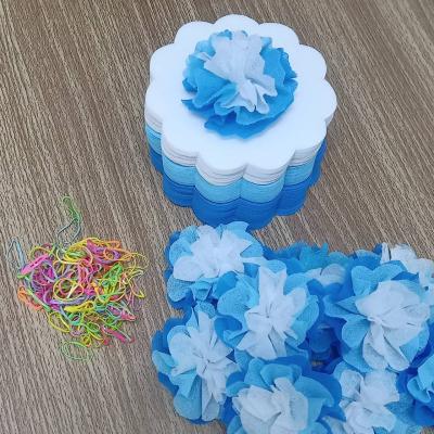 วีดีโอและรูปกระดาษสาห่อเหรียญโปรยทาน รุ่นเซ็ต3สี ขอบดอกไม้ แบบแพ็คแล้ว