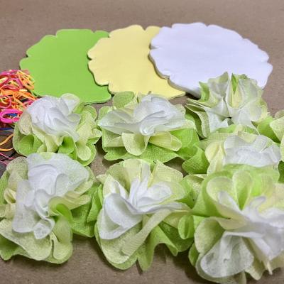 กระดาษสาห่อเหรียญโปรยทาน รุ่นเซ็ต3สี ขอบดอกโบตั๋น แบบแพ็คแล้ว