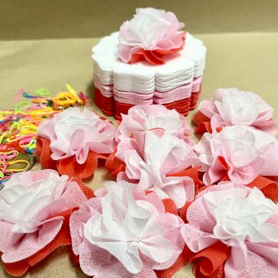 กระดาษสาห่อเหรียญโปรยทาน รุ่นเซ็ต3สี ขอบดอกโบตั๋น แบบแพ็คแล้ว