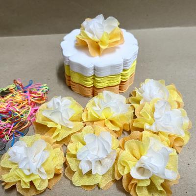 กระดาษสาห่อเหรียญโปรยทาน รุ่นเซ็ต3สี ขอบดอกโบตั๋น แบบแพ็คแล้ว