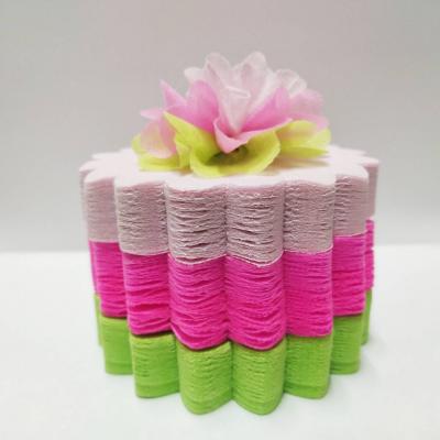 วีดีโอและรูปกระดาษสาห่อเหรียญโปรยทาน รุ่นเซ็ต3สี ขอบแหลม แบบแพ็คแล้ว