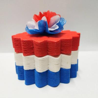 วีดีโอและรูปกระดาษสาห่อเหรียญโปรยทาน รุ่นเซ็ต3สี ขอบแหลม แบบแพ็คแล้ว