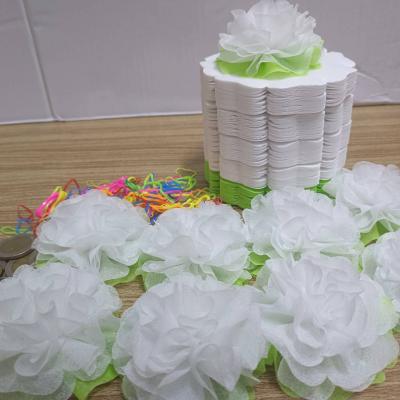 รูปกระดาษสาห่อเหรียญโปรยทาน รุ่นเซ็ต5ชั้น ขอบโบตั๋น แบบแพ็คแล้ว