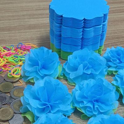 รูปกระดาษสาห่อเหรียญโปรยทาน รุ่นเซ็ต5ชั้น ขอบโบตั๋น แบบแพ็คแล้ว