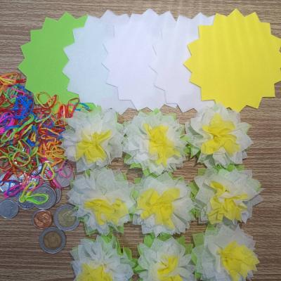 รูปกระดาษสาห่อเหรียญโปรยทาน รุ่นเซ็ต5ชั้น ขอบดอกบัว แบบแพ็คแล้ว 