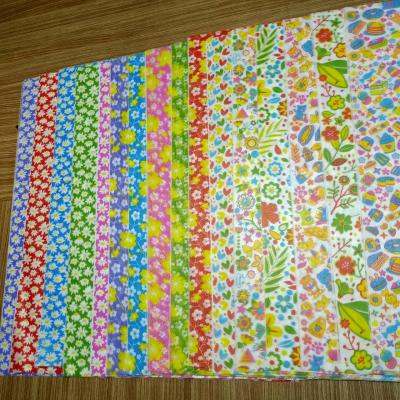 กระดาษสาเกาหลีเนื้อแข็งพิมพ์ลาย แพ็คละ5แผ่น (ลายเดียว5แผ่น)