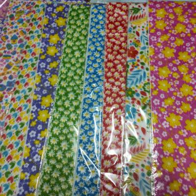 กระดาษสาเกาหลีเนื้อแข็งพิมพ์ลาย แพ็คละ5แผ่น (ลายเดียว5แผ่น)