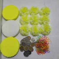 แบบแพ็คแล้ว เซ็ต3สี ขอบกลมหยัก