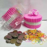 แบบแพ็คแล้ว เซ็ต3สี ขอบกลมหยัก