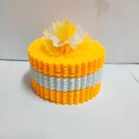 แบบแพ็คแล้ว เซ็ต3สี ขอบกลมหยัก